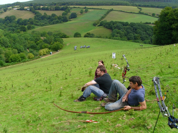 Views of the course at Dunkery